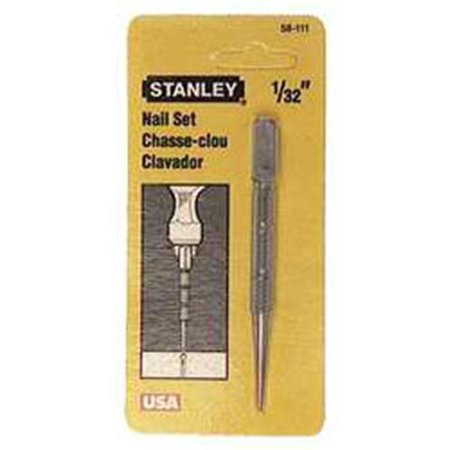 Stanley Stanley Hand Tools 4-32in. Tip Nail Set  58-114 58-114